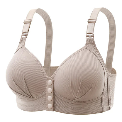 .Sexy Women’s Adjustable Bra – Front Buckle, Thin Cup, Comfortable Fit