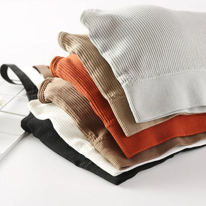 .Cotton Thin Section Tube Top – Women’s Strapless Wrapped Chest Lingerie