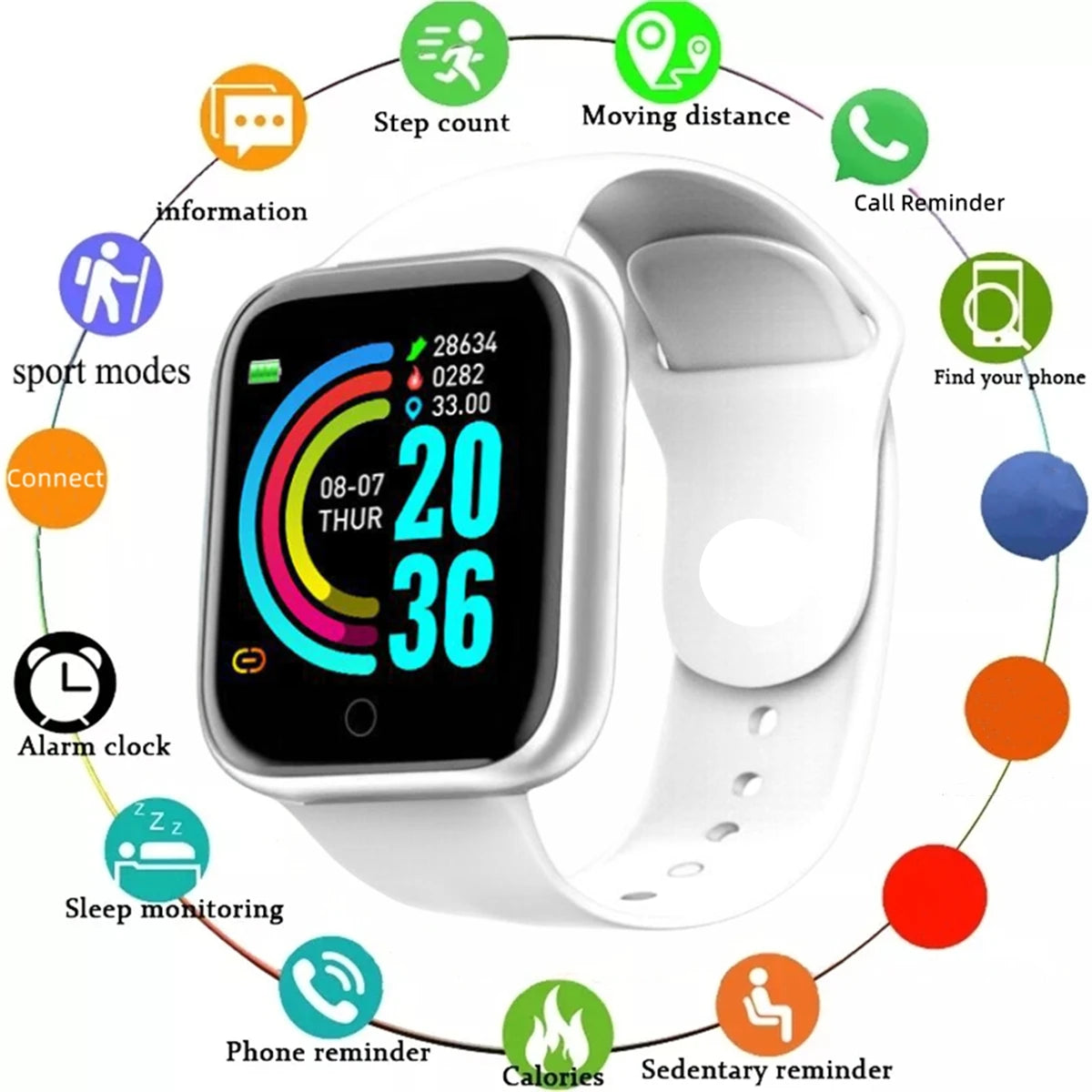 Smart Watch for Men & Women – Fitness Tracker Bracelet