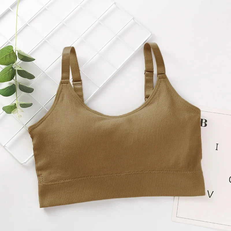 .Cotton Thin Section Tube Top – Women’s Strapless Wrapped Chest Lingerie