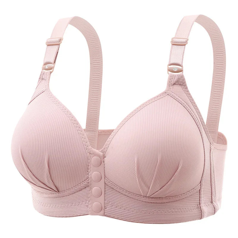 .Sexy Women’s Adjustable Bra – Front Buckle, Thin Cup, Comfortable Fit