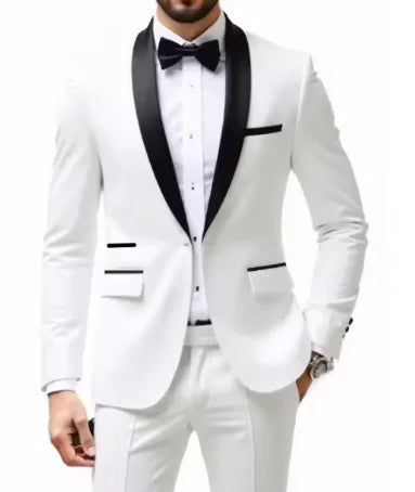 High Quality Men’s 2-Piece Suit – Slim Fit Blazer & Pants for Wedding, Prom & Business