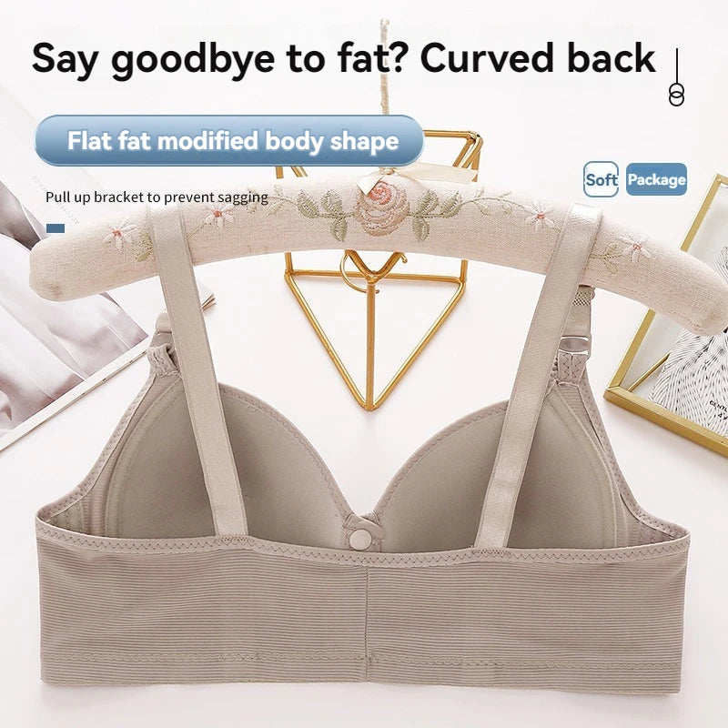 .Sexy Women’s Adjustable Bra – Front Buckle, Thin Cup, Comfortable Fit